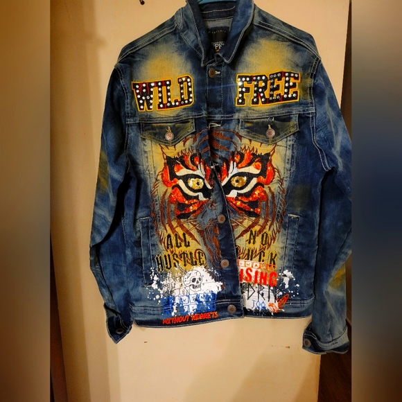 Copper Rivet men size medium Blue Gold Orange - Picture 2 of 2